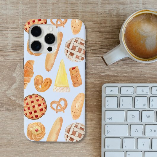 Patisserie Franse bakkerij gebak Brood Food Art Case-Mate iPhone Case