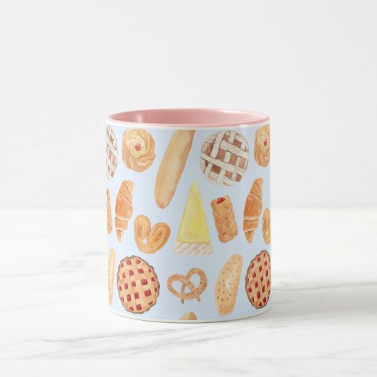 Patisserie Franse bakkerij gebak Brood Food Art Mok (Midden)