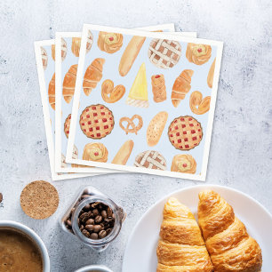 Patisserie Franse bakkerij gebak Brood Food Art Servet