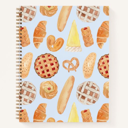 Patisserie Franse bakkerij gebak Brood Voedsel Rec Notitieboek (Voorkant)