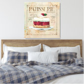 Patisserie I French Wall Decor Canvas Afdruk (Insitu (Slaapkamer))