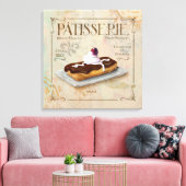 Patisserie III Franse muur decor Canvas Afdruk (Insitu (Woonkamer))