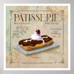 Patisserie III Poster art.