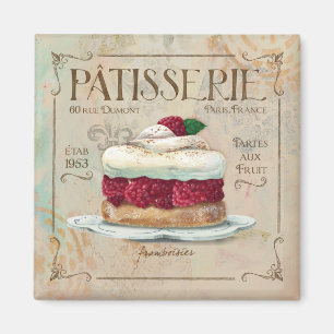 Patisserie Magnet, "Frambosier" Magneet
