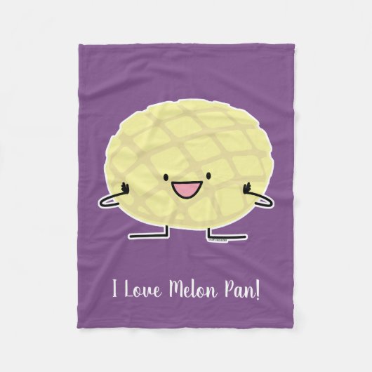 Patisserie van het concha zoete brood van de fleece deken (Voorkant)