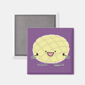 Patisserie van het concha zoete brood van de magneet (Voorkant / Achterkant)