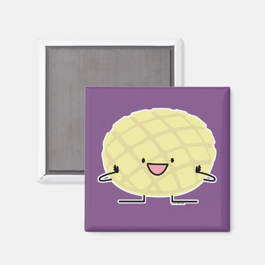 Patisserie van het concha zoete brood van de magneet (Voorkant / Achterkant)