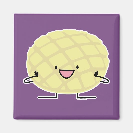 Patisserie van het concha zoete brood van de magneet (Voorkant)