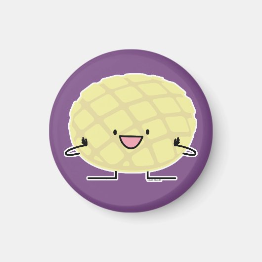 Patisserie van het concha zoete brood van de magneet (Voorkant)