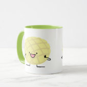 Patisserie van het concha zoete brood van de mok (Voorkant links)