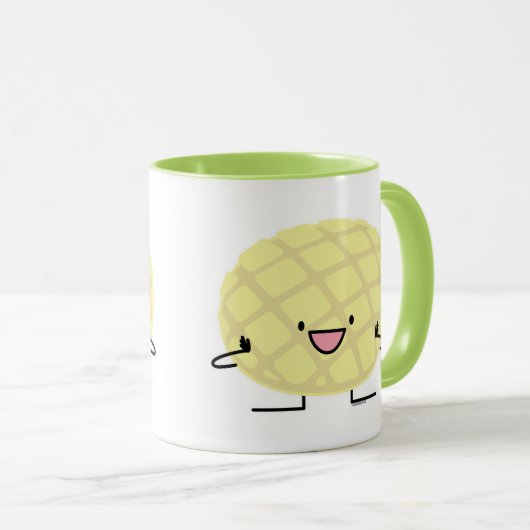 Patisserie van het concha zoete brood van de mok (Voorkant rechts)