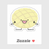 Patisserie van het concha zoete brood van de sticker (Vel)