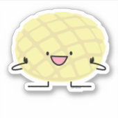 Patisserie van het concha zoete brood van de sticker (Voorkant)