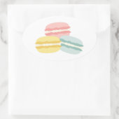 Patisserie zoete cake ovale sticker (Tas)