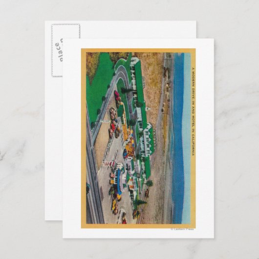 Patmars Motel en Modern Drive-InState Briefkaart (Voorkant / Achterkant)