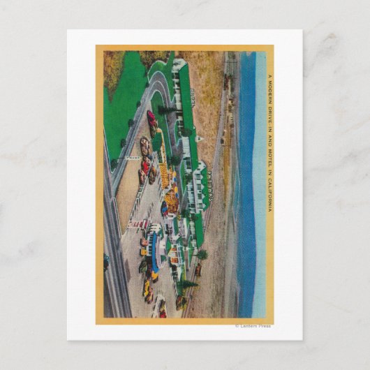 Patmars Motel en Modern Drive-InState Briefkaart (Voorkant)