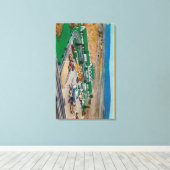 Patmars Motel en Modern Drive-InState Canvas Afdruk (Insitu (Houten vloer))