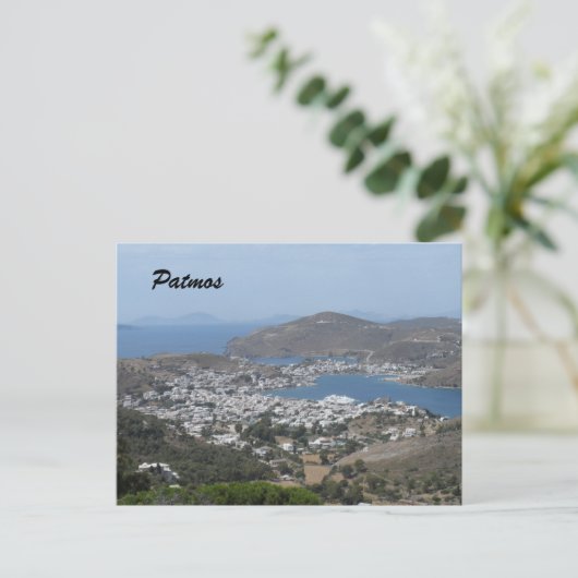 Patmos, Griekenland Briefkaart (Staand voorkant)