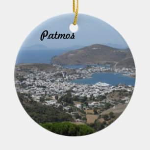 Patmos, Griekenland Keramisch Ornament