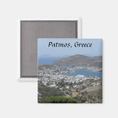 Patmos, Griekenland Magneet (Voorkant / Achterkant)