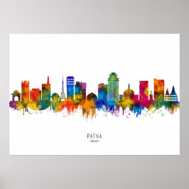 Patna Bihar Silhouet Poster