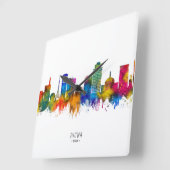 Patna Bihar Skyline Vierkante Klok (Hoek)