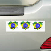 Pátria Amada Brasil Bumpersticker (Op auto)