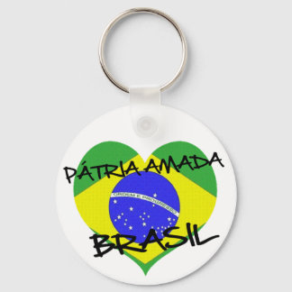 Pátria Amada Brasil Sleutelhanger