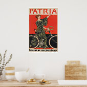Patria Cycles Poster Fietsen Kunst Fietsprint (Keuken)