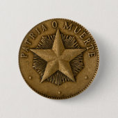 Patria o Muerte Ronde Button 5,7 Cm (Voorkant)