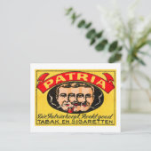 Patria Tabak Briefkaart (Staand voorkant)