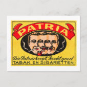 Patria Tabak Briefkaart (Voorkant)