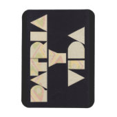 Patria y Vida Black Beige Magneet (Verticaal)