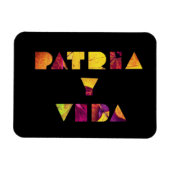 Patria y Vida Black Burgundy Autumn Magneet (Horizontaal)