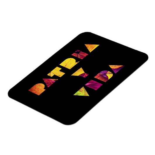 Patria y Vida Black Burgundy Autumn Magneet (Linkerzijde)