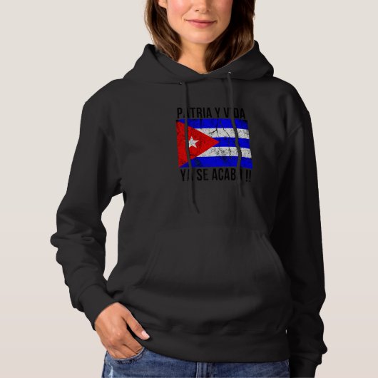 Patria Y Vida Cuba Hoodie (Voorkant)