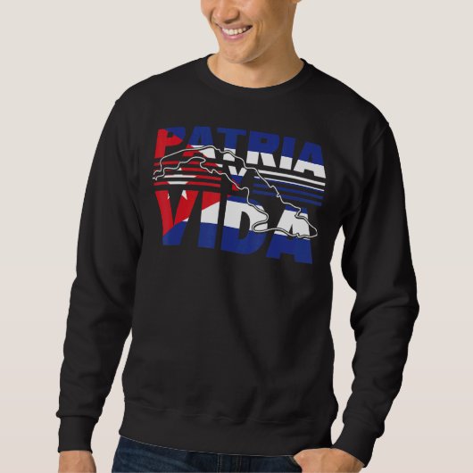 Patria Y Vida Cubaanse trots Cuba Patriottisme Trui (Voorkant)