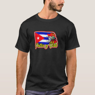 Patria Y Vida, Cubaanse vlag, Cubaanse schedel, Cu T-shirt