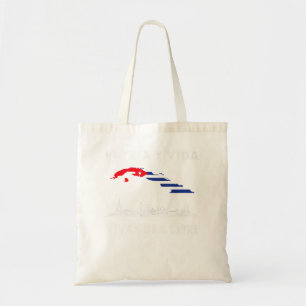 PATRIA Y VIDA VIVA CUBA LIBRE Cuba Flag cu Tote Bag