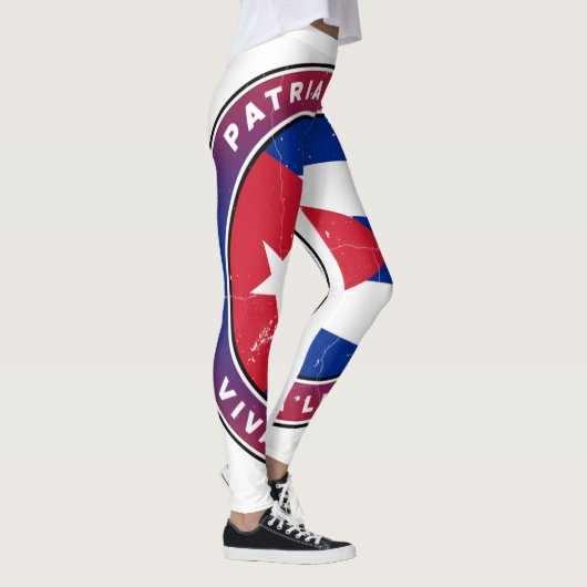  Patria y Vida Viva Cuba Libre Leggings (Rechts)