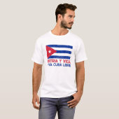 Patria y Vida Viva Cuba Libre T-shirt (Voorkant volledig)