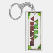 Patria y Vida White Wood Green Sleutelhanger (Voorkant Links)