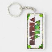 Patria y Vida White Wood Green Sleutelhanger (Voorkant)