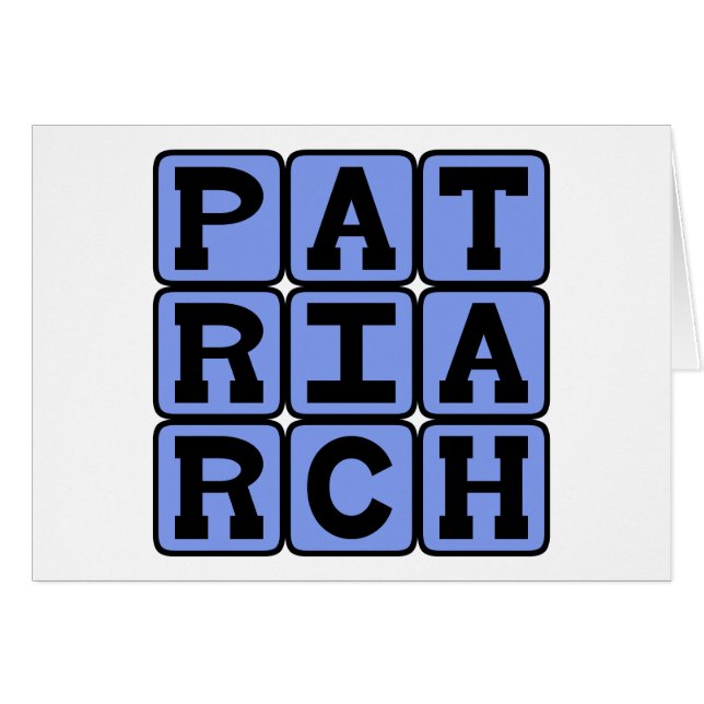 Patriarch, Vader van de Familie (Voorkant Horizontaal)