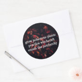 Patriarchaat Betoveringen Ronde Sticker (Envelop)