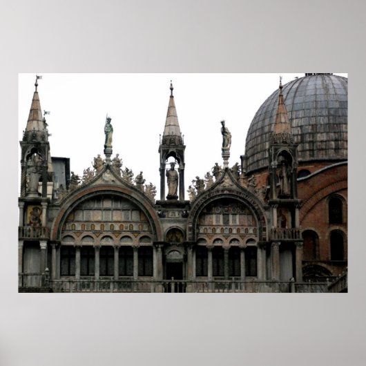Patriarchale Kathedrale Basiliek van St Mark Poste Poster (Voorkant)