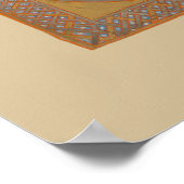 Patriarchen Abraham Izaäk Jacob Middeleeuws manusc Poster (Hoek)