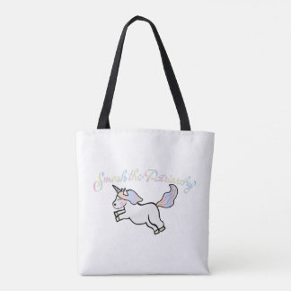 Patriarchy Smashing Rainbow Unicorn tas