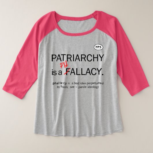 Patriarchy T-shirt (Design voorkant)