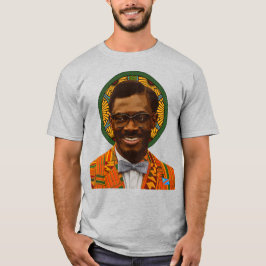Patrice Lumumba Pan-Afrikaans T-shirt Kente mode
